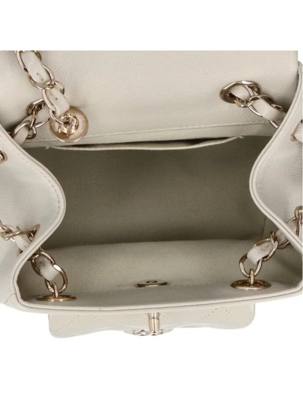 Chanel Quilted Small Backpack Caviar Leather